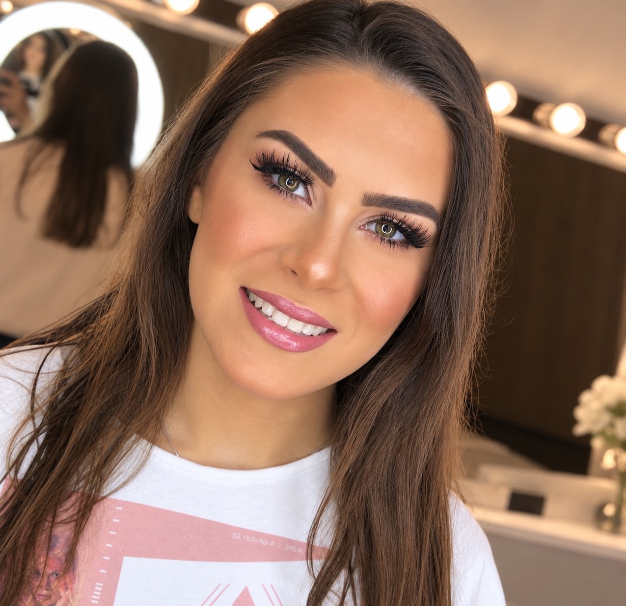 Fresh soft glam makeup by Luma
